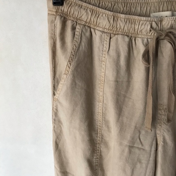 CLOTH & STONE Anthro natural tan "Safari" joggers - Picture 4 of 7